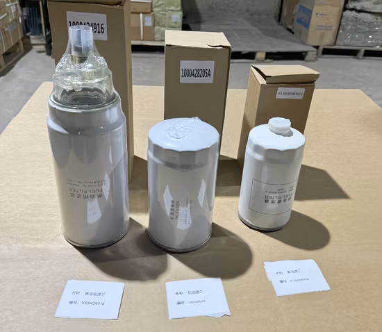 Sinotruk HOWO Foton /Shacman Truck Diesel Engine Parts Wk962/7 Vg1560080012 Fuel Filter for Sinotruk Heavy Truck
